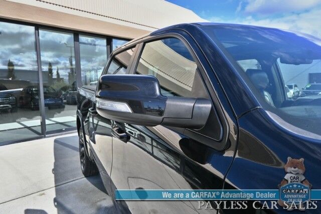 2021 Ram 1500 Limited / 4X4 / Technology & Level 1 Pkg / Night Edition / Auto Start / Heated & Cooled Leather Seats / Heated Steering / NAV / Panoramic / HUD / Harman Kardon / Tonneau Cover / Bed Liner / Tow Pkg / 1-Owner Anchorage AK