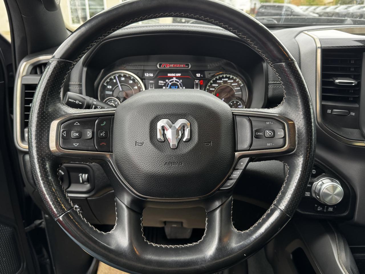 2021 Ram 1500 Rebel Crew cab 4x4 | HEMI V8 | Low KMs | Leather | Sport Hood | Heated Seats Redwater AB