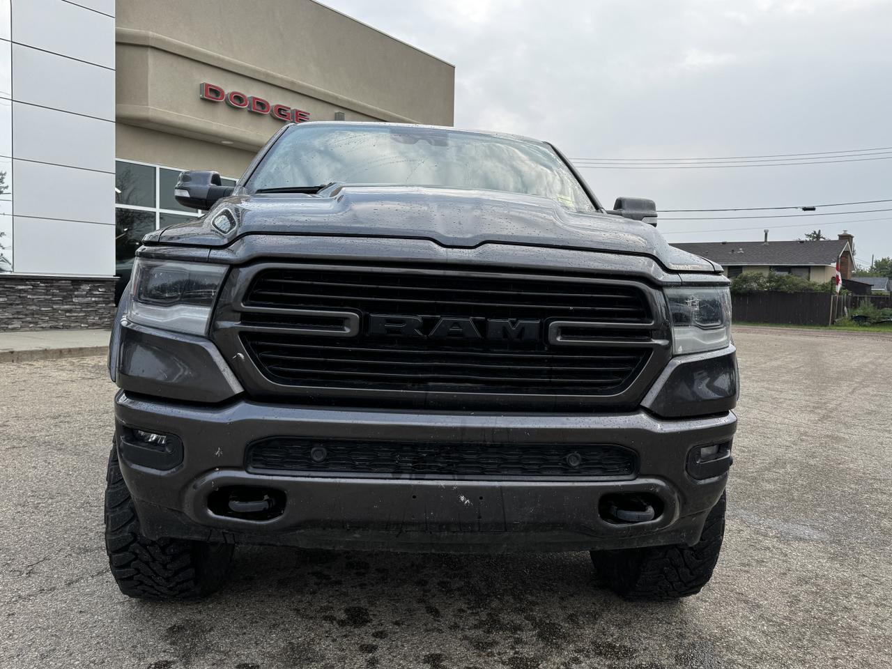 2021 Ram 1500 Sport Crew Cab 4x4 | Rig Ready Ram | Leather | Heated Vented Seats | Sunroof | NAV Redwater AB