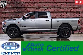 2021_Ram_2500_4x4 Crew Cab Big Horn Diesel Leather Roof Nav_ Red Deer AB