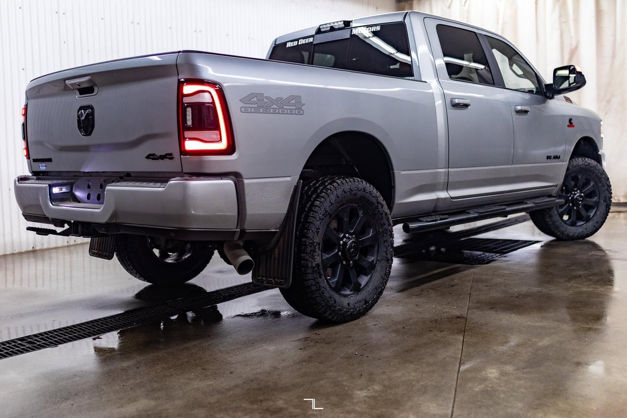 2021 Ram 2500 4x4 Crew Cab Big Horn Diesel Leather Roof Nav Red Deer AB