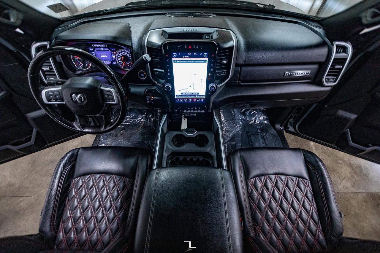 2021 Ram 2500 4x4 Crew Cab Big Horn Diesel Leather Roof Nav Red Deer AB