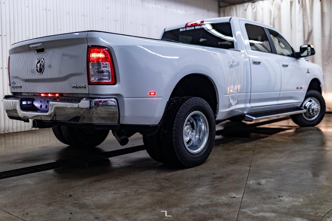 2021 Ram 3500 4x4 Crew Cab Big Horn Dually Diesel BCam Red Deer AB