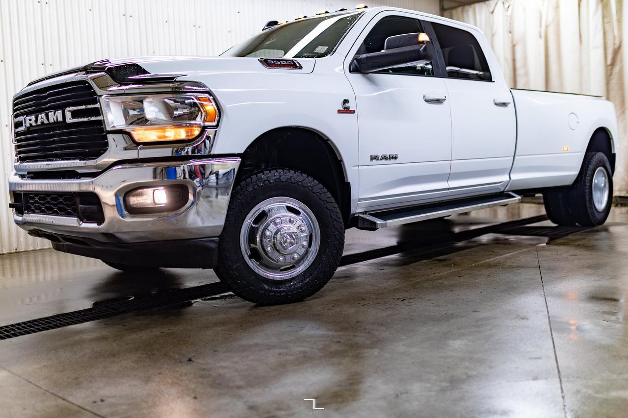 2021 Ram 3500 4x4 Crew Cab Big Horn Dually Diesel BCam Red Deer AB