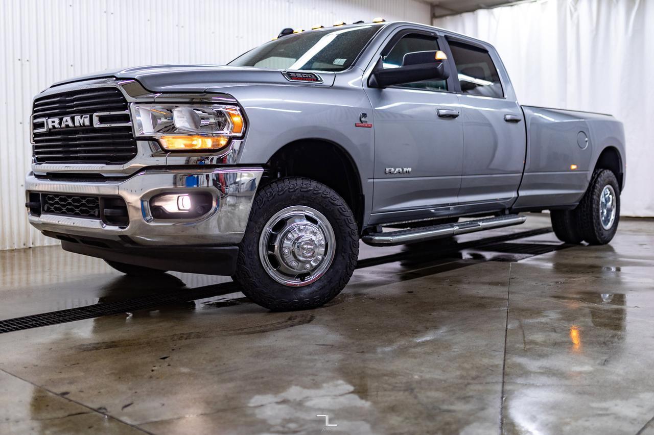 2021 Ram 3500 4x4 Crew Cab Big Horn Dually Diesel BCam Red Deer AB