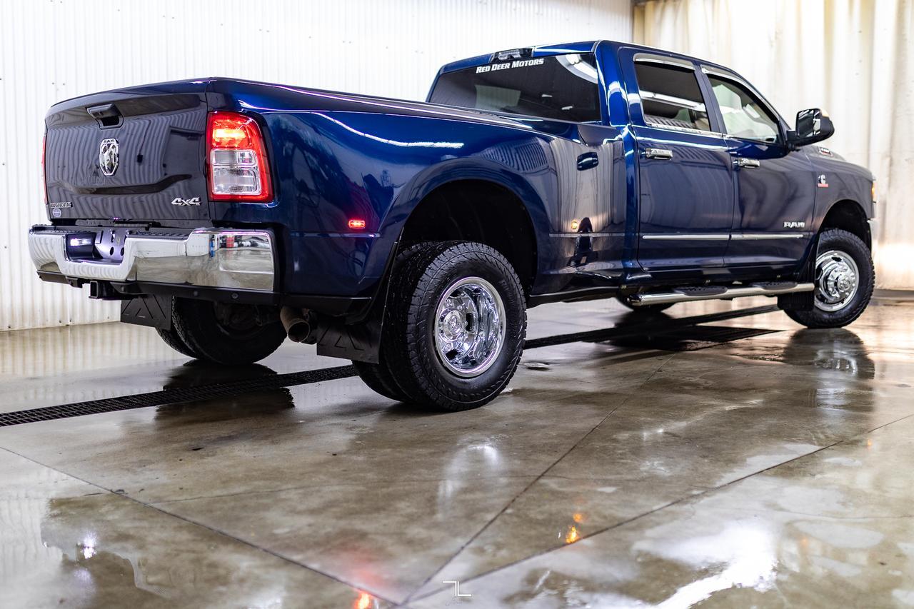 2021 Ram 3500 4x4 Crew Cab Big Horn Dually Diesel BCam Red Deer AB