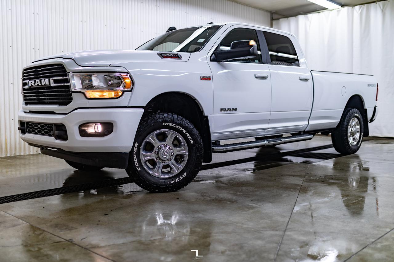 2021 Ram 3500 4x4 Crew Cab Big Horn Longbox BCam Red Deer AB