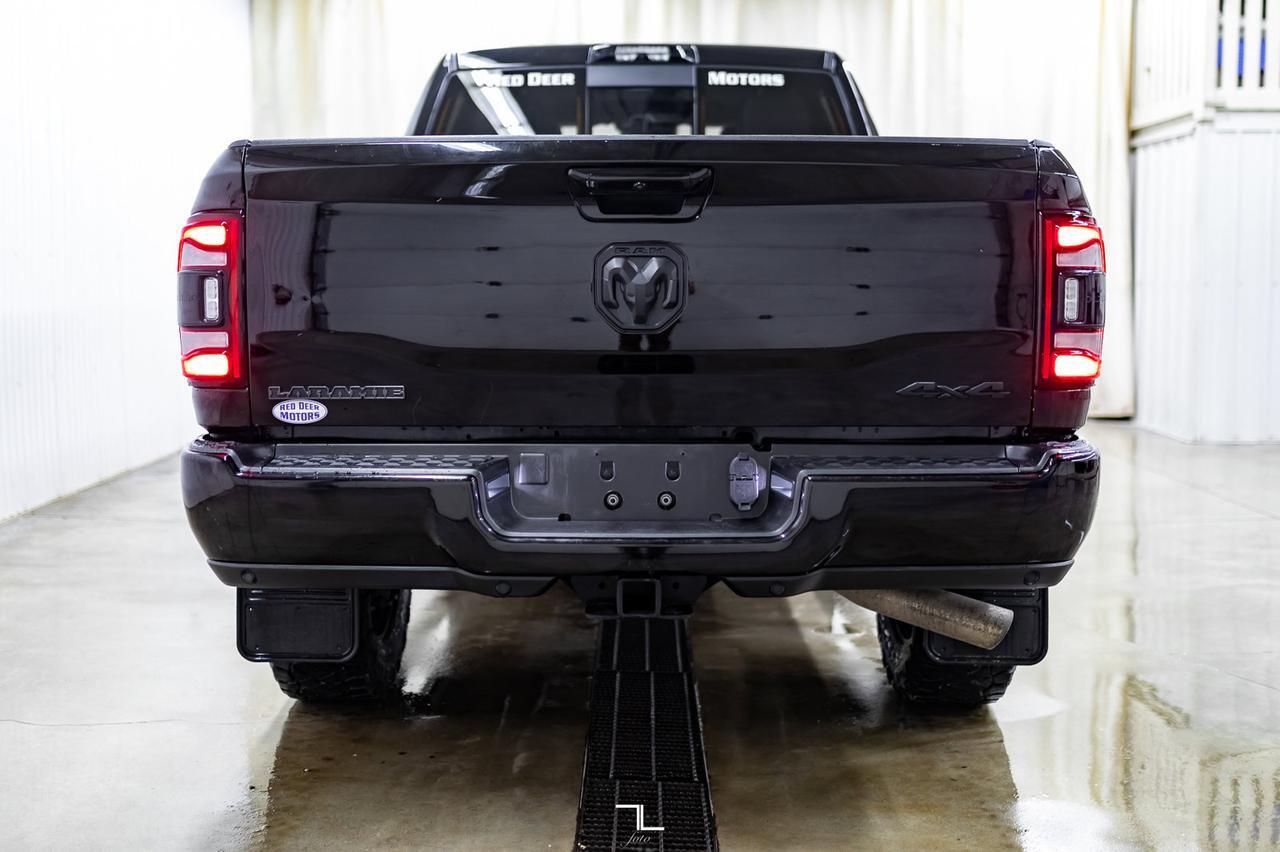 2021 Ram 3500 4x4 Crew Cab Laramie Diesel AISIN Leather Roof Nav Red Deer AB