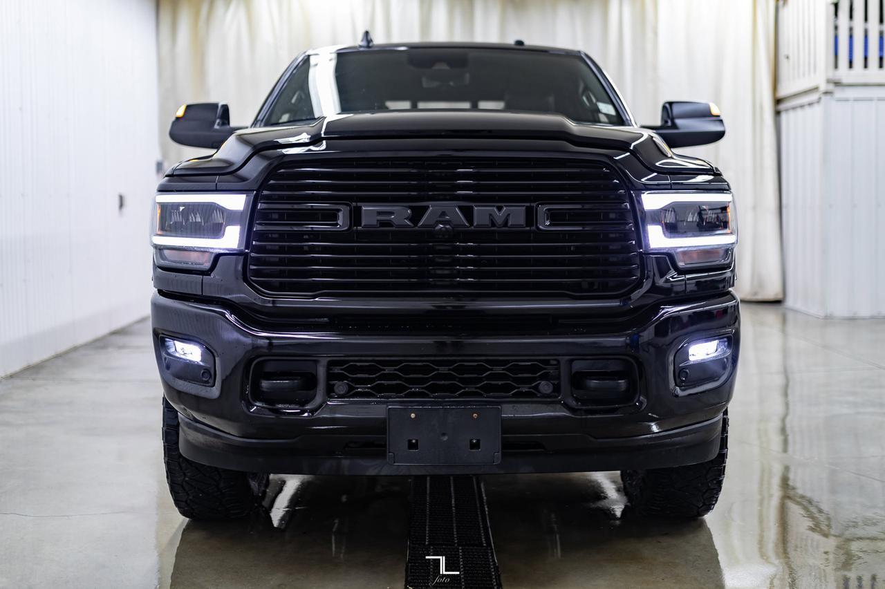 2021 Ram 3500 4x4 Crew Cab Laramie Diesel AISIN Leather Roof Nav Red Deer AB
