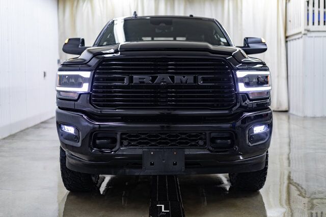 2021 Ram 3500 4x4 Crew Cab Laramie Diesel AISIN Leather Roof Nav Red Deer AB