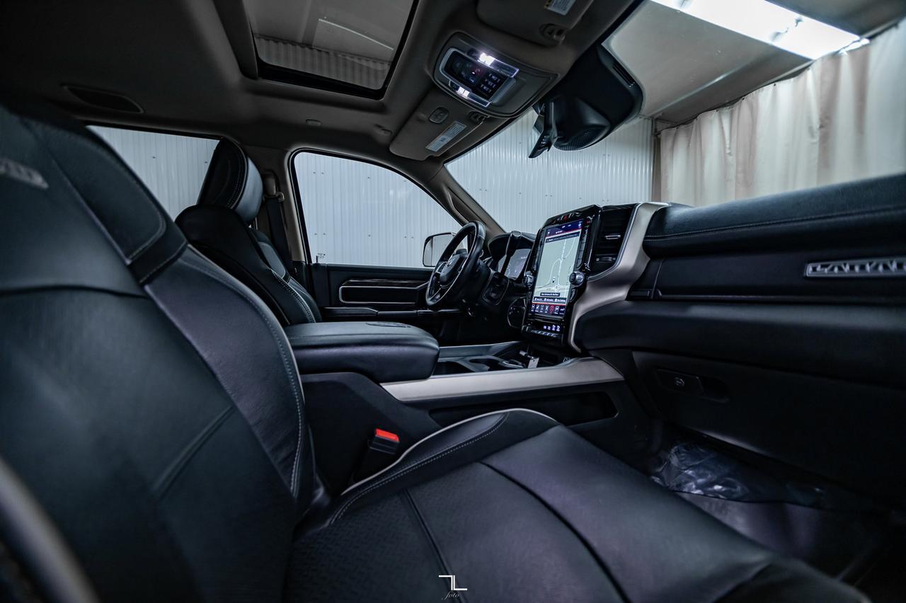 2021 Ram 3500 4x4 Crew Cab Laramie Diesel AISIN Leather Roof Nav Red Deer AB