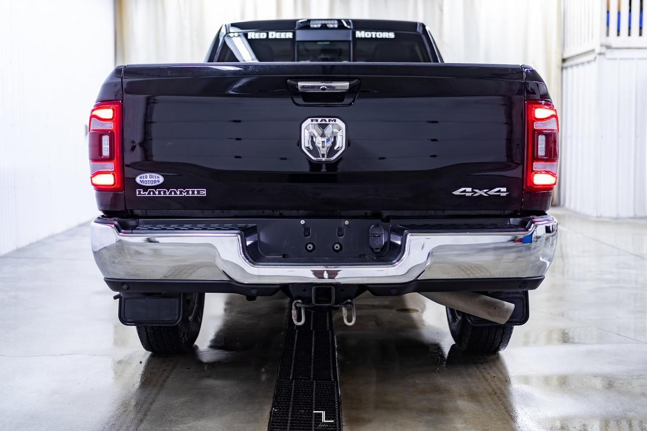 2021 Ram 3500 4x4 Crew Cab Laramie Diesel AISIN Leather Roof Nav Red Deer AB