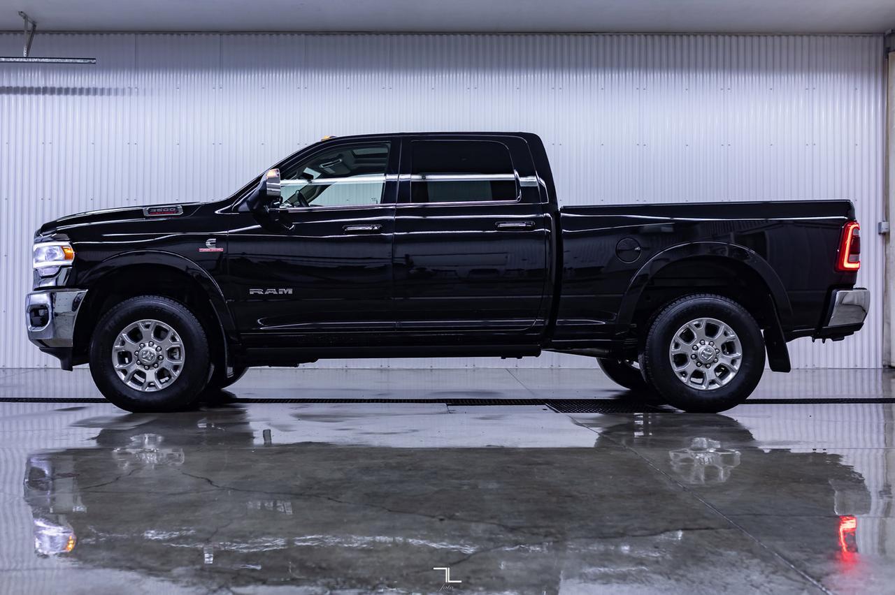 2021 Ram 3500 4x4 Crew Cab Laramie Diesel AISIN Leather Roof Nav Red Deer AB
