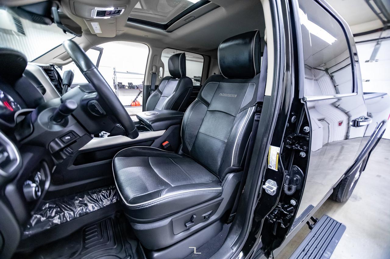 2021 Ram 3500 4x4 Crew Cab Laramie Diesel AISIN Leather Roof Nav Red Deer AB