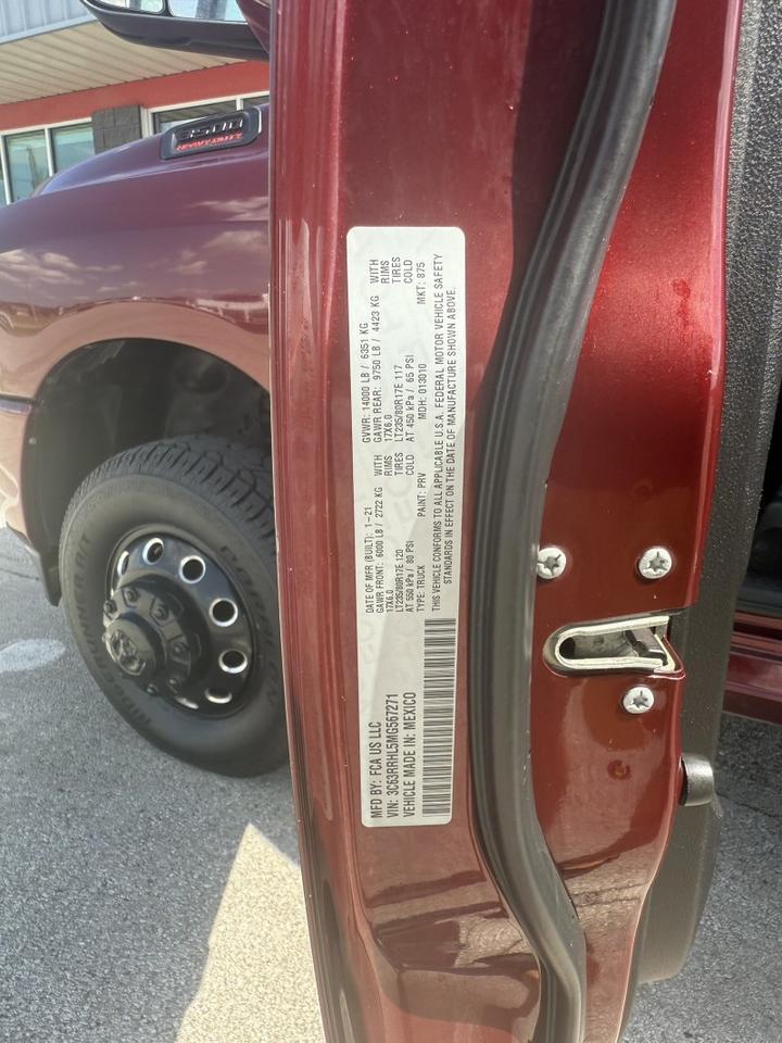 2021 Ram 3500 DRW 4x4 Diesel Big Horn Collinsville OK