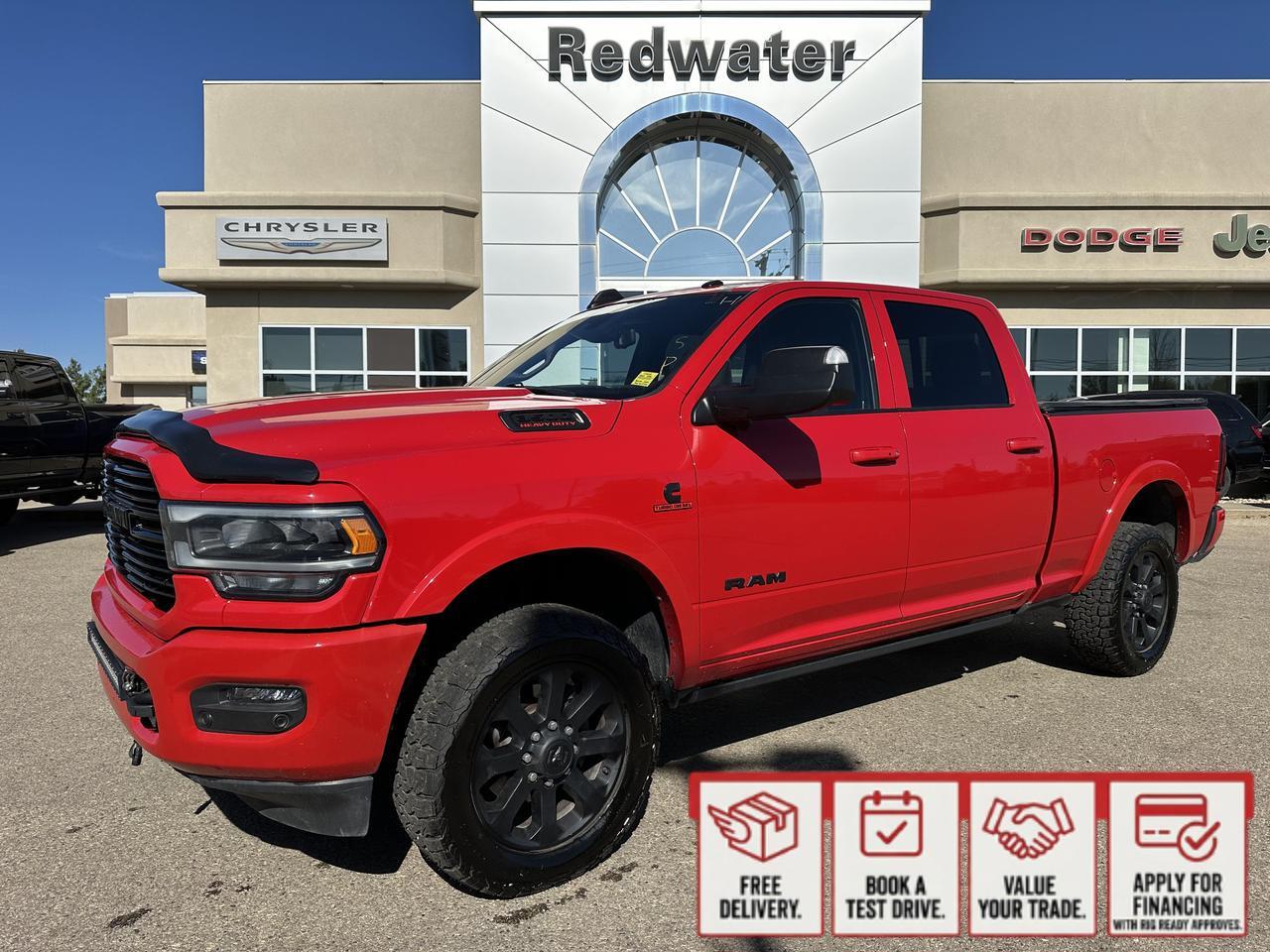 2021 Ram 3500 Laramie Crew Cab 4x4 | Cummins Diesel | 20IN Black Wheels | Leather Heated Seats | NAV | Backup Cam