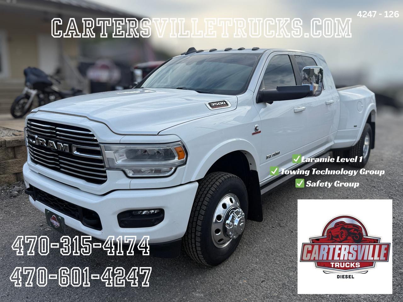 2021 Ram 3500 Laramie MegaCab 4x4 - DUALLY - AMP BOARDS