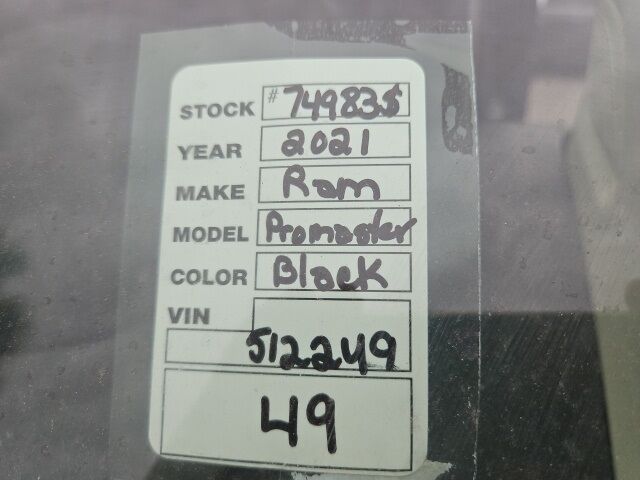 2021 Ram ProMaster 1500 Base Jacksonville FL