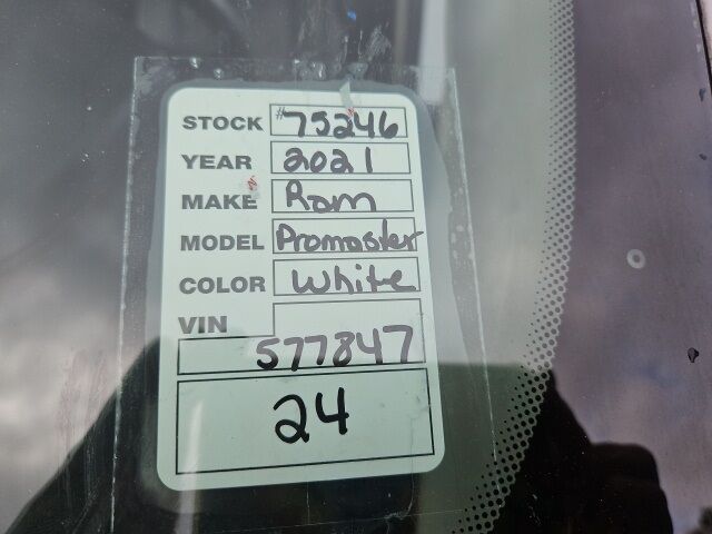 2021 Ram ProMaster 1500 Low Roof Jacksonville FL