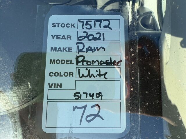 2021 Ram ProMaster 2500 High Roof Jacksonville FL