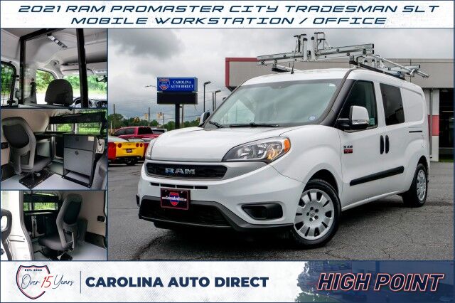 2021 Ram ProMaster City Tradesman SLT / Mobile Workstation / Ladder Rack! High Point NC