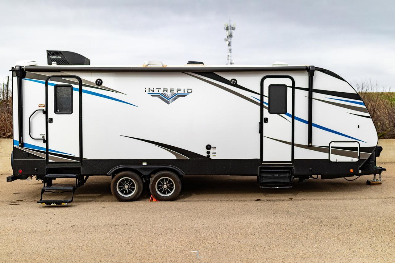 2021 Riverside Intrepid 257 RKS Trailer Slide Fireplace Red Deer AB