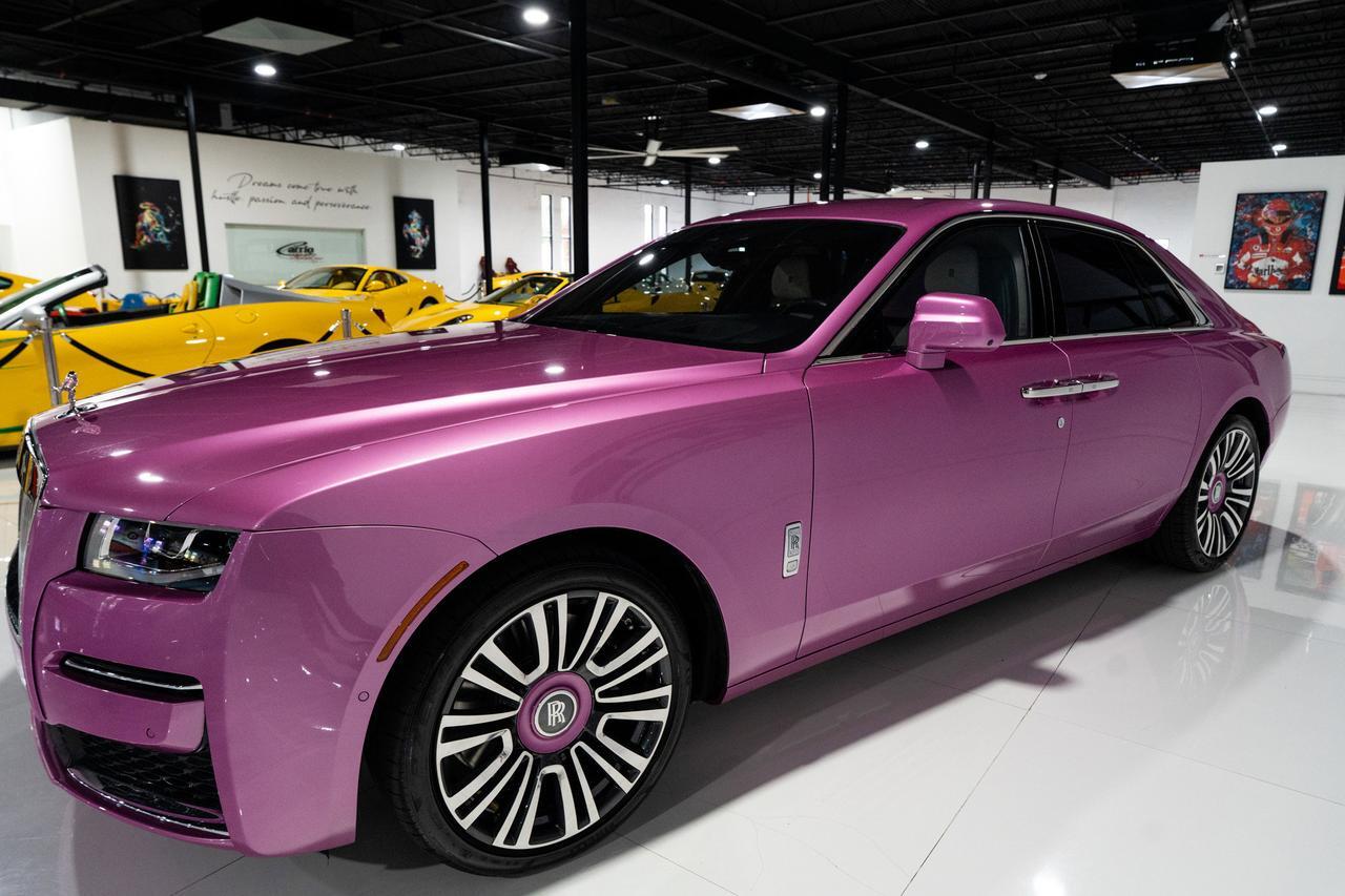 2021 Rolls-Royce Ghost ONE-OF-ONE! Ghost Package, Friskee Pink paint, bespoke interior, Bespoke Audio system AND MUCH MORE!