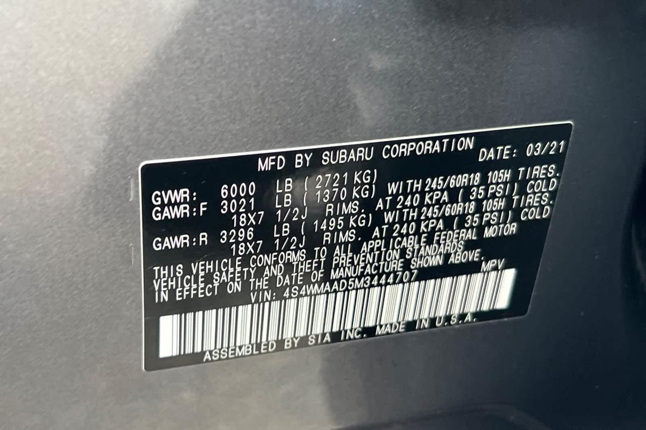 2021 Subaru Ascent Roseville CA
