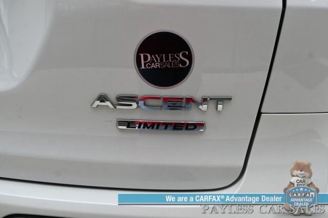 2021 Subaru Ascent Limited / AWD / Auto Start / Eye Sight Pkg / Heated Leather Seats & Steering / NAV / Sunroof / Harman Kardon Speakers / Adaptive Cruise / Lane Departure / Rear Captain Chairs / 3rd Row / Seats 6 / Tow Pkg / 1-Owner Anchorage AK