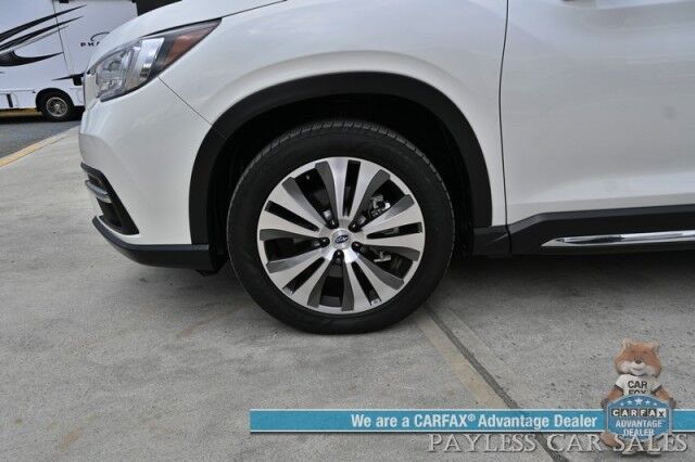 2021 Subaru Ascent Limited / AWD / Auto Start / Eye Sight Pkg / Heated Leather Seats & Steering / NAV / Sunroof / Harman Kardon Speakers / Adaptive Cruise / Lane Departure / Rear Captain Chairs / 3rd Row / Seats 6 / Tow Pkg / 1-Owner Anchorage AK