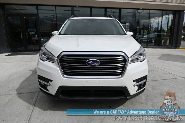 2021 Subaru Ascent Limited / AWD / Auto Start / Eye Sight Pkg / Heated Leather Seats & Steering / NAV / Sunroof / Harman Kardon Speakers / Adaptive Cruise / Lane Departure / Rear Captain Chairs / 3rd Row / Seats 6 / Tow Pkg / 1-Owner Anchorage AK