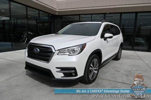 2021 Subaru Ascent Limited / AWD / Auto Start / Eye Sight Pkg / Heated Leather Seats & Steering / NAV / Sunroof / Harman Kardon Speakers / Adaptive Cruise / Lane Departure / Rear Captain Chairs / 3rd Row / Seats 6 / Tow Pkg / 1-Owner Anchorage AK