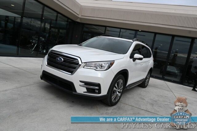 2021 Subaru Ascent Limited / AWD / Auto Start / Eye Sight Pkg / Heated Leather Seats & Steering / NAV / Sunroof / Harman Kardon Speakers / Adaptive Cruise / Lane Departure / Rear Captain Chairs / 3rd Row / Seats 6 / Tow Pkg / 1-Owner Anchorage AK