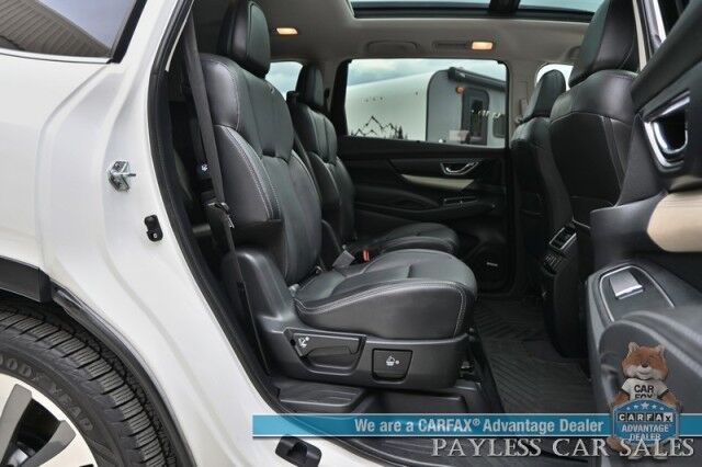 2021 Subaru Ascent Limited / AWD / Auto Start / Eye Sight Pkg / Heated Leather Seats & Steering / NAV / Sunroof / Harman Kardon Speakers / Adaptive Cruise / Lane Departure / Rear Captain Chairs / 3rd Row / Seats 6 / Tow Pkg / 1-Owner Anchorage AK