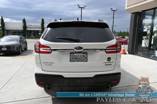 2021 Subaru Ascent Limited / AWD / Auto Start / Eye Sight Pkg / Heated Leather Seats & Steering / NAV / Sunroof / Harman Kardon Speakers / Adaptive Cruise / Lane Departure / Rear Captain Chairs / 3rd Row / Seats 6 / Tow Pkg / 1-Owner Anchorage AK
