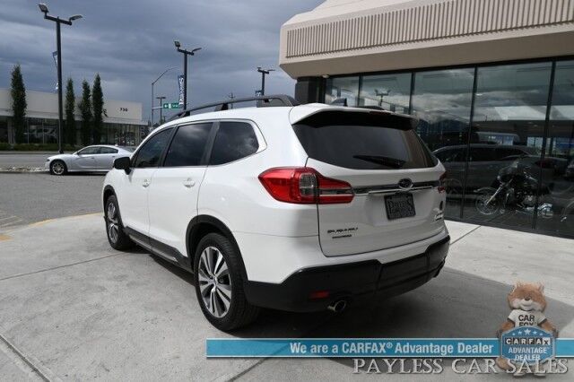 2021 Subaru Ascent Limited / AWD / Auto Start / Eye Sight Pkg / Heated Leather Seats & Steering / NAV / Sunroof / Harman Kardon Speakers / Adaptive Cruise / Lane Departure / Rear Captain Chairs / 3rd Row / Seats 6 / Tow Pkg / 1-Owner Anchorage AK