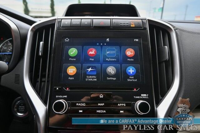 2021 Subaru Ascent Limited / AWD / Auto Start / Eye Sight Pkg / Heated Leather Seats & Steering / NAV / Sunroof / Harman Kardon Speakers / Adaptive Cruise / Lane Departure / Rear Captain Chairs / 3rd Row / Seats 6 / Tow Pkg / 1-Owner Anchorage AK