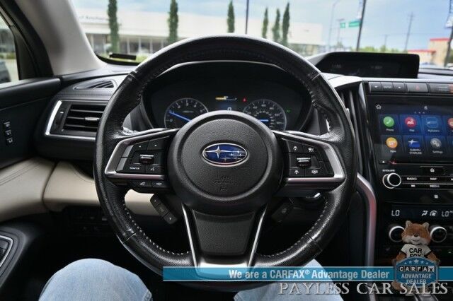 2021 Subaru Ascent Limited / AWD / Auto Start / Eye Sight Pkg / Heated Leather Seats & Steering / NAV / Sunroof / Harman Kardon Speakers / Adaptive Cruise / Lane Departure / Rear Captain Chairs / 3rd Row / Seats 6 / Tow Pkg / 1-Owner Anchorage AK