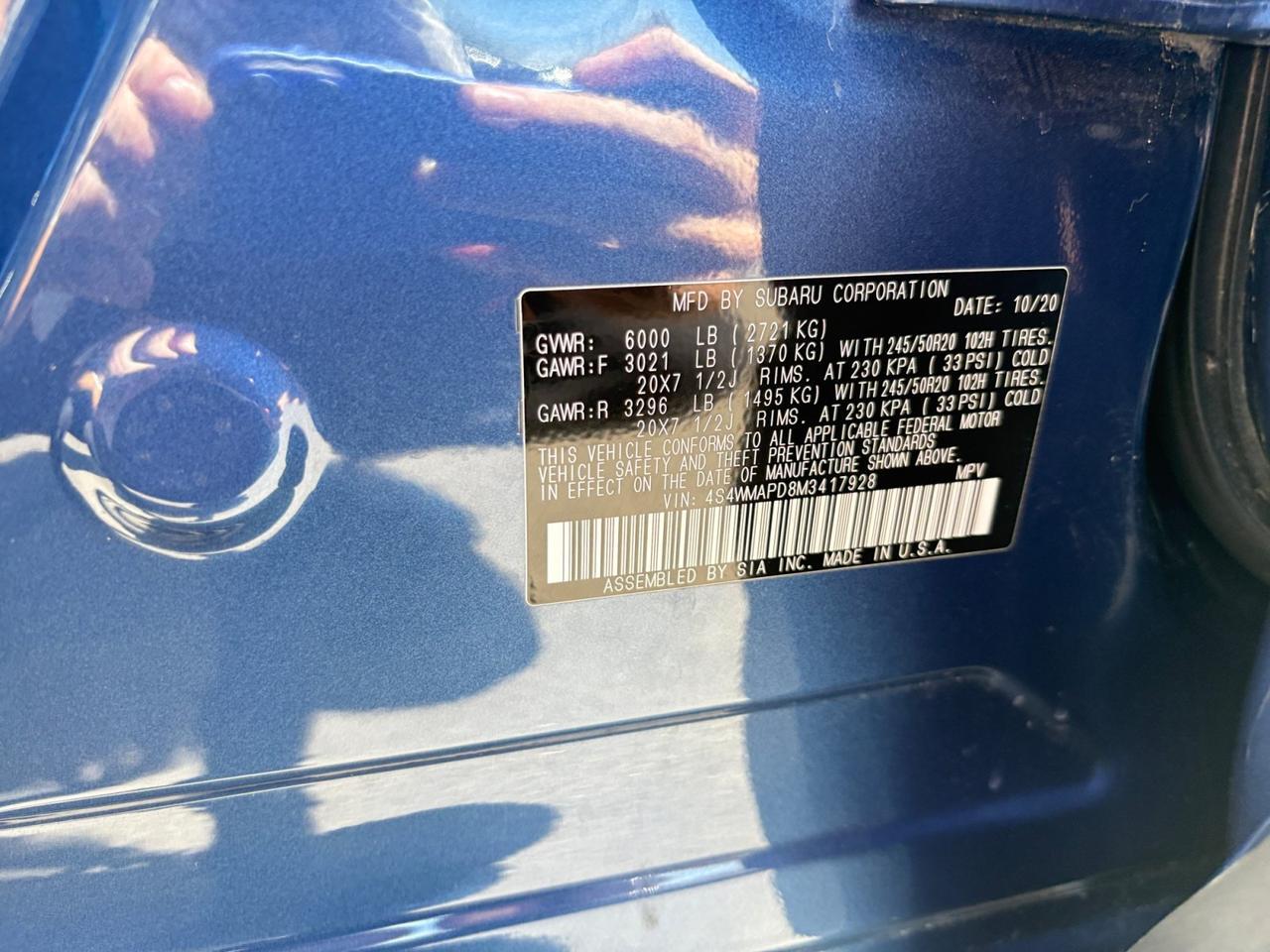 2021 Subaru Ascent Limited New Braunfels TX