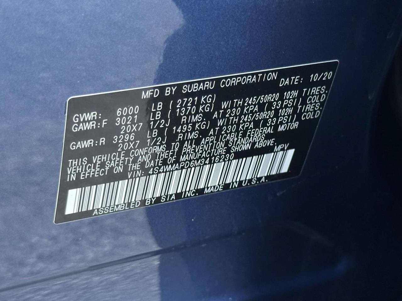 2021 Subaru Ascent Limited Alexandria VA