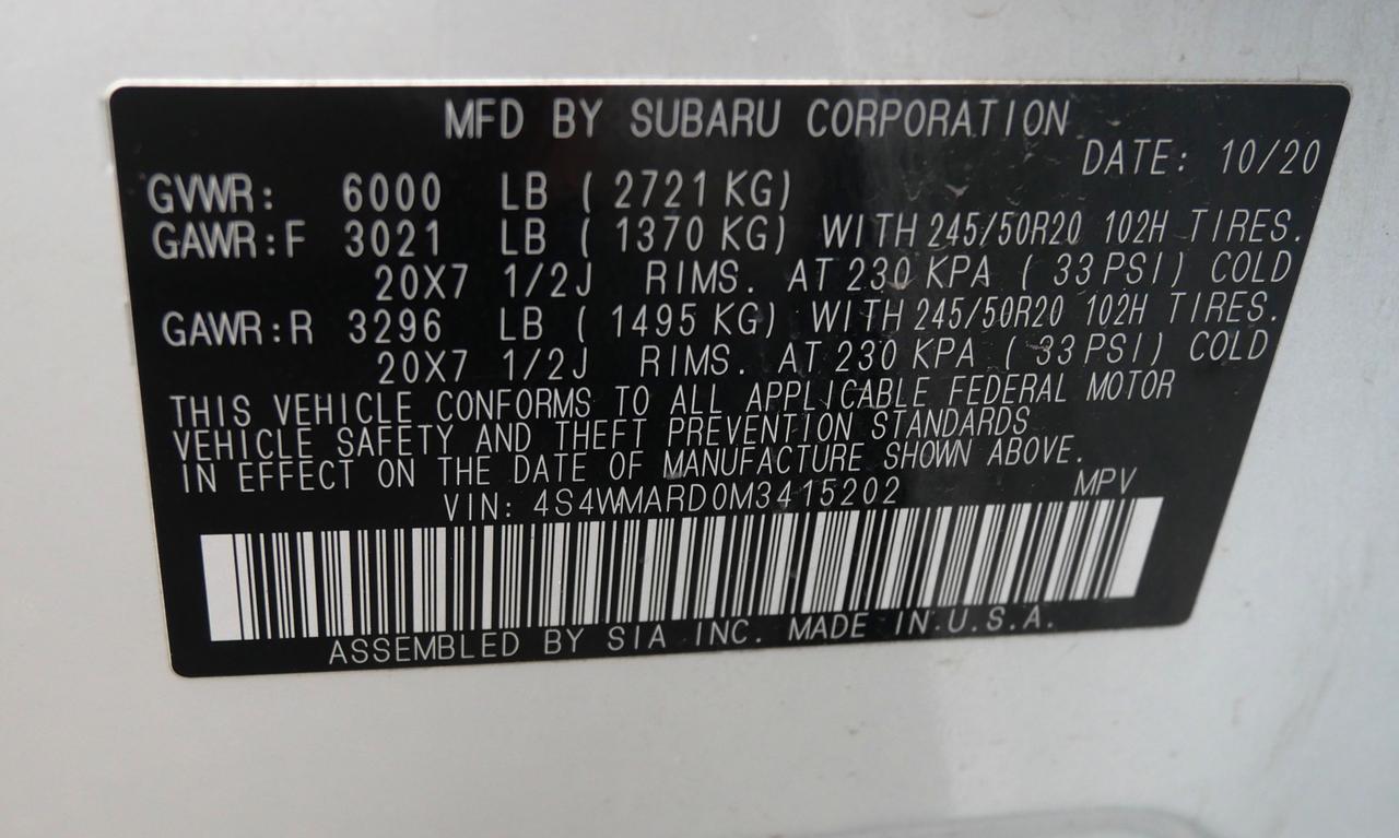 2021 Subaru Ascent Touring San Juan TX