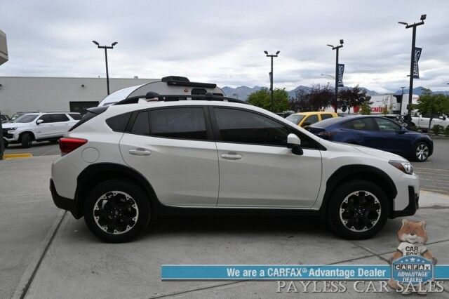 2021 Subaru Crosstrek Premium / AWD / Eye Sight Pkg / Power & Heated Cloth Seats / Sunroof / Adaptive Cruise / Lane Depart & Blind Spot / Apple CarPlay & Android Auto / Back Up Camera / Keyless Entry & Start / Luggage Rack / 1-Owner Anchorage AK