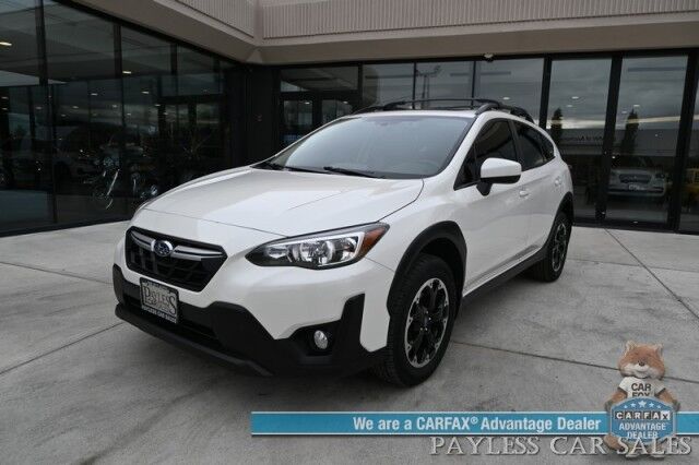 2021 Subaru Crosstrek Premium / AWD / Eye Sight Pkg / Power & Heated Cloth Seats / Sunroof / Adaptive Cruise / Lane Depart & Blind Spot / Apple CarPlay & Android Auto / Back Up Camera / Keyless Entry & Start / Luggage Rack / 1-Owner Anchorage AK