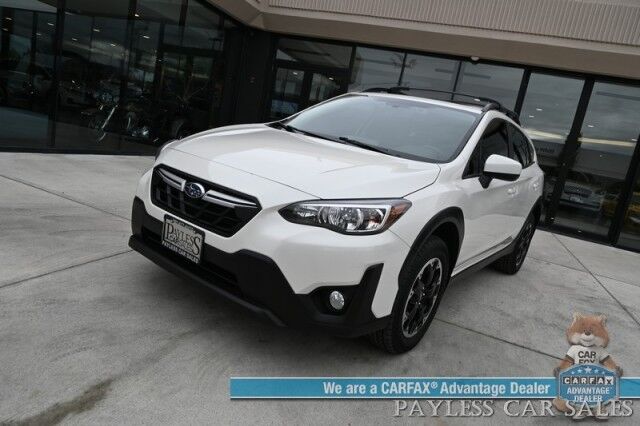 2021 Subaru Crosstrek Premium / AWD / Eye Sight Pkg / Power & Heated Cloth Seats / Sunroof / Adaptive Cruise / Lane Depart & Blind Spot / Apple CarPlay & Android Auto / Back Up Camera / Keyless Entry & Start / Luggage Rack / 1-Owner Anchorage AK