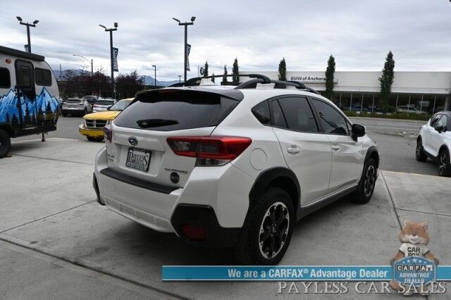 2021 Subaru Crosstrek Premium / AWD / Eye Sight Pkg / Power & Heated Cloth Seats / Sunroof / Adaptive Cruise / Lane Depart & Blind Spot / Apple CarPlay & Android Auto / Back Up Camera / Keyless Entry & Start / Luggage Rack / 1-Owner Anchorage AK