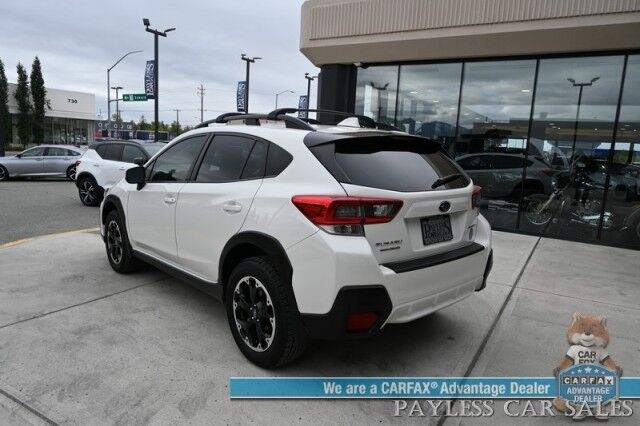 2021 Subaru Crosstrek Premium / AWD / Eye Sight Pkg / Power & Heated Cloth Seats / Sunroof / Adaptive Cruise / Lane Depart & Blind Spot / Apple CarPlay & Android Auto / Back Up Camera / Keyless Entry & Start / Luggage Rack / 1-Owner Anchorage AK