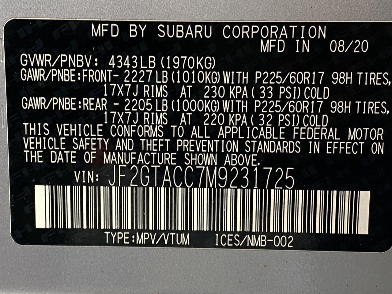 2021 Subaru Crosstrek Premium Richmond Hill NY