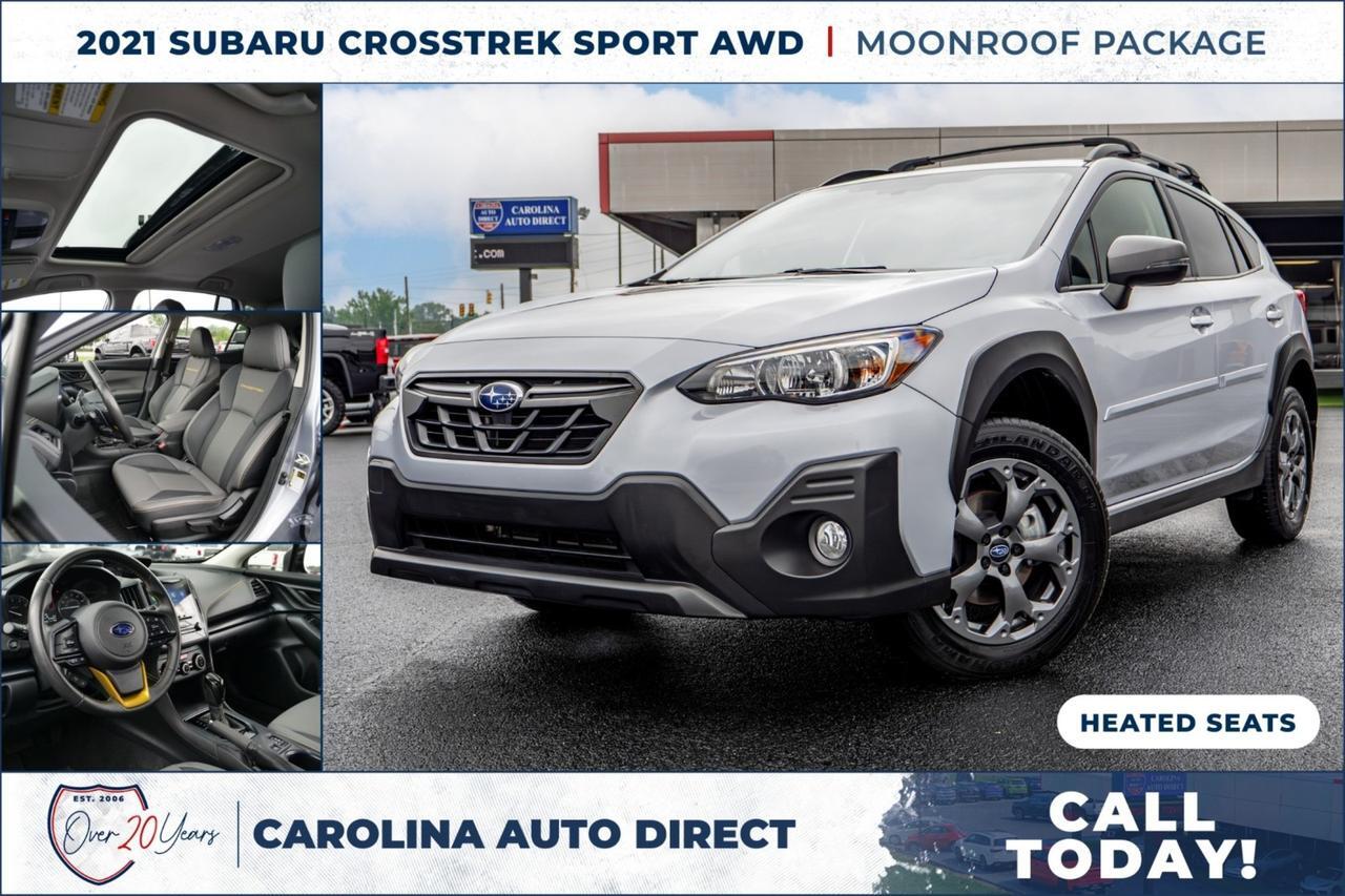 2021 Subaru Crosstrek Sport / AWD / Moonroof Package / Heated Seats!