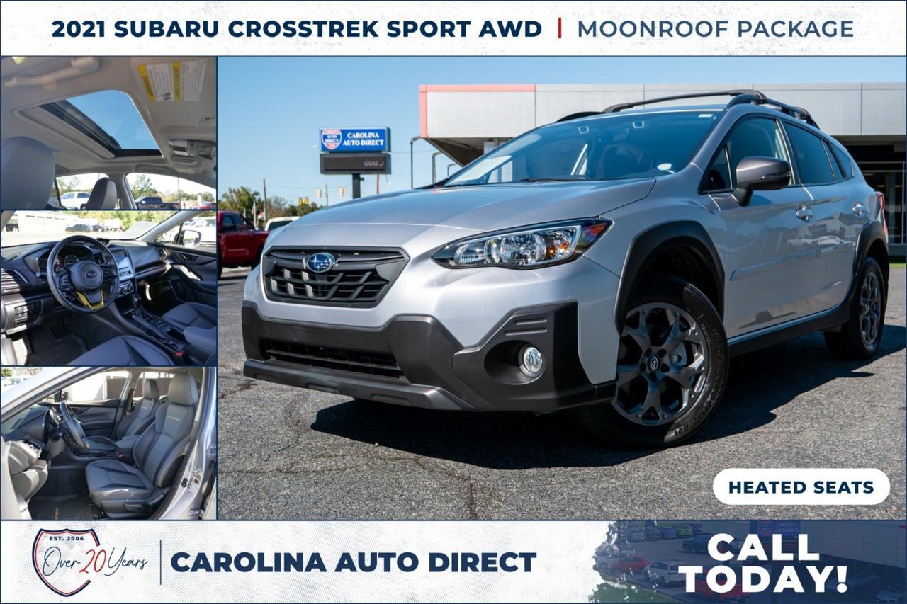 2021 Subaru Crosstrek Sport / AWD / Moonroof Package / Heated Seats!