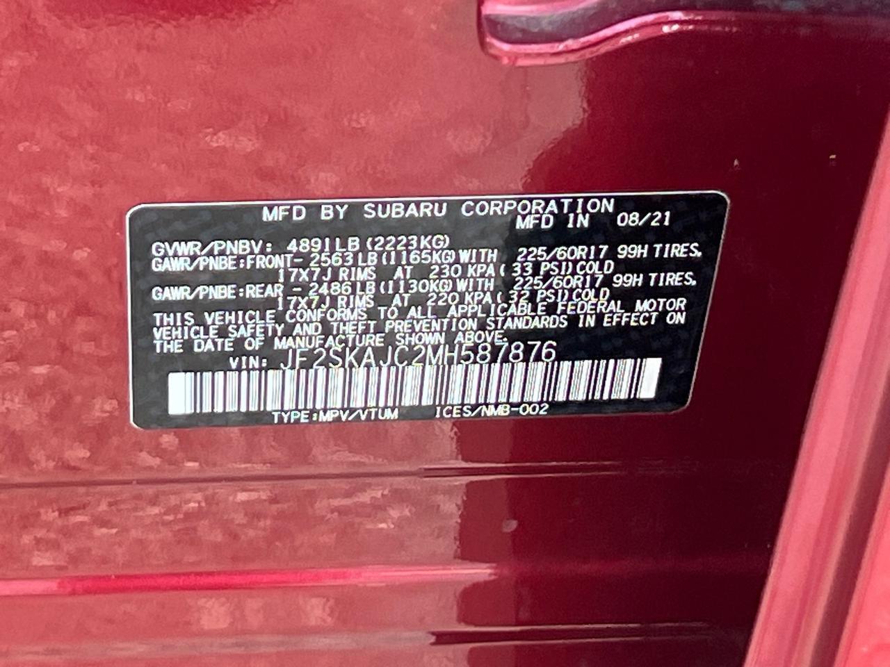 2021 Subaru Forester Premium Hagerstown MD